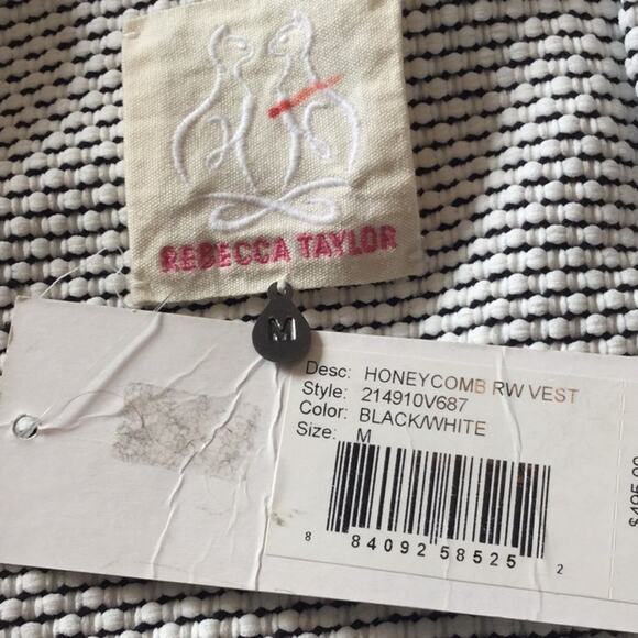 Rebecca Tweed Honeycomb LeatherTrim Moto V… - Picture 9 of 9